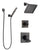 Delta Dryden Venetian Bronze Shower System with Dual Control Handle, 3-Setting Diverter, Showerhead, and Hand Shower with Wall Bracket SS172511RB5