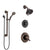 Delta Victorian Venetian Bronze Shower System with Dual Control Handle, 3-Setting Diverter, Showerhead, and Hand Shower with Grab Bar SS172551RB3