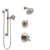 Delta Trinsic Stainless Steel Finish Shower System with Dual Control Handle, 3-Setting Diverter, Showerhead, and Hand Shower with Grab Bar SS172591SS6