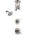 Delta Compel Stainless Steel Finish Shower System with Dual Control Handle, 3-Setting Diverter, Showerhead, and Ceiling Mount Showerhead SS17261SS6
