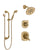 Delta Addison Champagne Bronze Finish Shower System with Dual Control Handle, 3-Setting Diverter, Showerhead, and Hand Shower with Slidebar SS17292CZ3