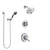 Delta Linden Chrome Finish Shower System with Dual Control Handle, 3-Setting Diverter, Showerhead, and Hand Shower with Wall Bracket SS172943