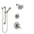 Delta Linden Stainless Steel Finish Shower System with Dual Control Handle, 3-Setting Diverter, Showerhead, and Hand Shower with Grab Bar SS17294SS3