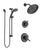 Delta Cassidy Venetian Bronze Finish Shower System with Dual Control, 3-Setting Diverter, Showerhead, and Temp2O Hand Shower with Slidebar SS17297RB4