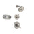 Delta Lahara Stainless Steel Shower System with Dual Control Shower Handle, 3-setting Diverter, Modern Round Showerhead, and Dual Body Spray Plate SS173884SS