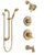 Delta Victorian Champagne Bronze Tub and Shower System with Dual Control Handle, Diverter, Showerhead, and Hand Shower with Slidebar SS17455CZ2