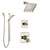 Delta Dryden Polished Nickel Finish Shower System with Dual Control Handle, 3-Setting Diverter, Showerhead, and Hand Shower with Slidebar SS1751PN2