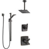 Delta Ashlyn Venetian Bronze Shower System with Dual Control Handle, Diverter, Ceiling Mount Showerhead, and Hand Shower with Slidebar SS1764RB6