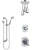 Delta Addison Chrome Finish Shower System with Dual Control Handle, Diverter, Ceiling Mount Showerhead, and Hand Shower with Slidebar SS17925