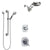 Delta Addison Chrome Finish Shower System with Dual Control Handle, 3-Setting Diverter, Dual Showerhead, and Hand Shower with Grab Bar SS17927