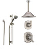 Delta Addison Stainless Steel Shower System with Dual Control Shower Handle, 3-setting Diverter, Large Ceiling Mount Rain Showerhead, and Handheld Shower SS179282SS