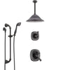 Delta Addison Venetian Bronze Shower System with Dual Control Handle, Diverter, Ceiling Mount Showerhead, and Hand Shower with Slidebar SS1792RB2