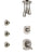 Delta Addison Stainless Steel Finish Shower System with Dual Control Handle, 3-Setting Diverter, Ceiling Mount Showerhead, and 3 Body Sprays SS1792SS7