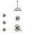 Delta Linden Stainless Steel Finish Shower System with Dual Control Handle, 3-Setting Diverter, Ceiling Mount Showerhead, and 3 Body Sprays SS1794SS7