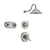 Delta Cassidy Stainless Steel Shower System with Dual Control Shower Handle, 3-setting Diverter, Large Rain Showerhead, and Dual Body Spray Shower Plate SS179785SS