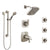 Delta Tesla Dual Thermostatic Control Stainless Steel Finish Shower System, Diverter, Showerhead, 3 Body Sprays, and Grab Bar Hand Shower SS17T2521SS1