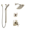 Delta Tesla Polished Nickel Shower System with Dual Thermostatic Control Handle, Diverter, Showerhead, and Hand Shower with Slidebar SS17T2522PN2