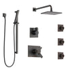 Delta Vero Venetian Bronze Shower System with Dual Thermostatic Control, 6-Setting Diverter, Showerhead, 3 Body Sprays, and Hand Shower SS17T2533RB5