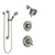 Delta Victorian Dual Thermostatic Control Handle Stainless Steel Finish Shower System, Diverter, Showerhead, and Hand Spray with Grab Bar SS17T2551SS3
