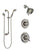 Delta Victorian Dual Thermostatic Control Handle Stainless Steel Finish Shower System, Diverter, Showerhead, and Hand Shower SS17T2551SS4