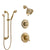 Delta Victorian Champagne Bronze Shower System with Dual Thermostatic Control Handle, Diverter, Showerhead, and Hand Shower with Slidebar SS17T2552CZ2