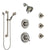 Delta Victorian Dual Thermostatic Control Stainless Steel Finish Shower System, Diverter, Showerhead, 3 Body Sprays, Grab Bar Hand Spray SS17T2552SS1