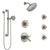 Delta Compel Dual Thermostatic Control Stainless Steel Finish Shower System, Diverter, Showerhead, 3 Body Sprays, and Grab Bar Hand Spray SS17T2612SS5