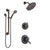Delta Lahara Venetian Bronze Shower System with Dual Thermostatic Control Handle, Diverter, Showerhead, and Hand Shower with Grab Bar SS17T381RB6