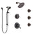 Delta Lahara Venetian Bronze Shower System with Dual Thermostatic Control, 6-Setting Diverter, Showerhead, 3 Body Sprays, and Hand Shower SS17T382RB2