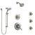 Delta Lahara Dual Thermostatic Control Stainless Steel Finish Shower System, Diverter, Temp2O Showerhead, Hand Shower, and 3 Body Sprays SS17T382SS3