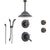 Delta Lahara Venetian Bronze Shower System with Thermostatic Shower Handle, 6-setting Diverter, Large Ceiling Mount Rain Showerhead, Handheld Shower, and 2 Body Sprays SS17T3892RB