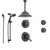 Delta Lahara Venetian Bronze Shower System with Thermostatic Shower Handle, 6-setting Diverter, Large Ceiling Mount Rain Showerhead, Handheld Shower, and 2 Body Sprays SS17T3894RB
