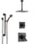 Delta Dryden Venetian Bronze Shower System with Dual Thermostatic Control, Diverter, Ceiling Mount Showerhead, and Grab Bar Hand Shower SS17T511RB1