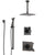 Delta Vero Venetian Bronze Shower System with Dual Thermostatic Control Handle, Diverter, Ceiling Mount Showerhead, and Hand Shower SS17T531RB7