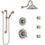 Delta Victorian Dual Thermostatic Control Stainless Steel Finish Shower System, Diverter, Showerhead, 3 Body Sprays, Grab Bar Hand Spray SS17T552SS1
