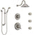 Delta Victorian Dual Thermostatic Control Stainless Steel Finish Shower System, Diverter, Showerhead, 3 Body Sprays, and Hand Shower SS17T552SS2