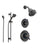 Delta Victorian Venetian Bronze Shower System with Thermostatic Shower Handle, 3-setting Diverter, Showerhead, and Handheld Shower SS17T5585RB