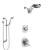 Delta Addison Chrome Finish Shower System with Dual Thermostatic Control Handle, Diverter, Dual Showerhead, and Hand Shower with Slidebar SS17T9216