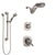 Delta Addison Dual Thermostatic Control Stainless Steel Finish Shower System, Diverter, Dual Showerhead, and Hand Shower with Grab Bar SS17T921SS5
