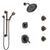 Delta Addison Venetian Bronze Shower System with Dual Thermostatic Control, Diverter, Showerhead, 3 Body Sprays, and Grab Bar Hand Shower SS17T922RB4