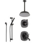 Delta Addison Venetian Bronze Shower System with Thermostatic Shower Handle, 6-setting Diverter, Large Ceiling Mount Rain Showerhead, and Handheld Shower SS17T9291RB