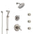 Delta Cassidy Dual Thermostatic Control Stainless Steel Finish Shower System, Diverter, Showerhead, 3 Body Sprays, and Hand Shower SS17T971SS8