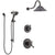 Delta Cassidy Venetian Bronze Shower System with Dual Thermostatic Control Handle, Diverter, Showerhead, and Hand Shower with Slidebar SS17T972RB7
