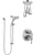 Delta Trinsic Chrome Finish Shower System with Integrated Diverter, Ceiling Mount Showerhead, and Temp2O Hand Shower with Slidebar SS2485912