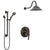 Delta Trinsic Venetian Bronze Shower System with Control Handle, Integrated 3-Setting Diverter, Showerhead, and Hand Shower with Grab Bar SS24859RB10