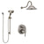 Delta Trinsic Stainless Steel Finish Shower System with Control Handle, Integrated Diverter, Showerhead, and Hand Shower with Slidebar SS24859SS11