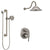 Delta Trinsic Stainless Steel Finish Shower System with Control Handle, Integrated Diverter, Showerhead, and Hand Shower with Grab Bar SS24859SS9
