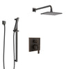 Delta Ara Venetian Bronze Shower System with Control Handle, Integrated 3-Setting Diverter, Showerhead, and Hand Shower with Slidebar SS24867RB7