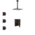Delta Ara Venetian Bronze Shower System with Control Handle, Integrated 3-Setting Diverter, Ceiling Mount Showerhead, and 3 Body Sprays SS24867RB9