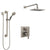 Delta Ara Stainless Steel Finish Shower System with Control Handle, Integrated Diverter, Showerhead, and Hand Shower with Grab Bar SS24867SS1